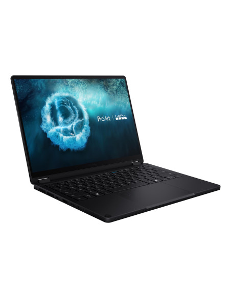 Profesionalus vaizdo redagavimas ASUS ProArt PX13 kompiuteryje su atidaryta programine įranga