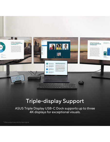 NB ACC DOCK DC300 TRIPLE DISPL/USB-C 90XB08CN-BDS090 ASUS