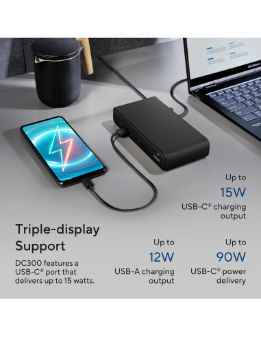 NB ACC DOCK DC300 TRIPLE DISPL/USB-C 90XB08CN-BDS090 ASUS