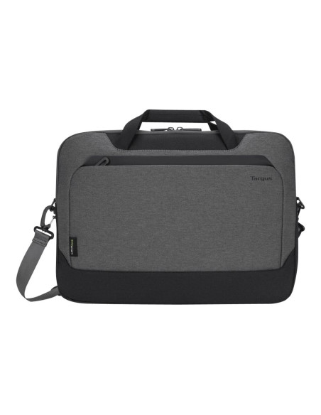 Targus | TBT92602GL | Cypress Briefcase with EcoSmart | Fits up to size 15.6 " | Briefcase | Grey | Shoulder strap