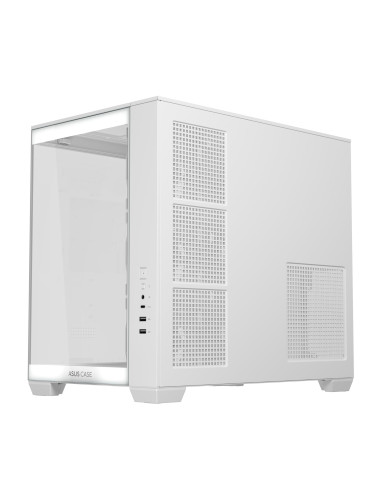 Case, ASUS, ATX/micro ATX/Mini-ITX, White, PC, A32 Plus TG ARGB White, 90DC00S3-B19000