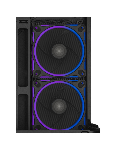 Case, ASUS, micro ATX/Mini-ITX, Black, Midi Tower, PC, Prime AP202 ARGB, PRIMEAP202TG