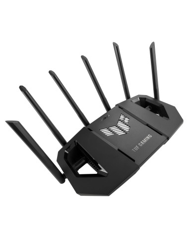 Wireless Router, ASUS, TUF Gaming BE9400, Wi-Fi 7 (802.11be), Data speed 9400 Mbit/s, Ethernet WAN Yes, WAN connection type RJ-