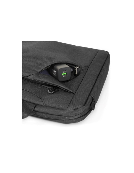 PORT DESIGNS | S13 Sydney ECO Case | Fits up to size 13/14 " | Top Loading | Black | Shoulder strap