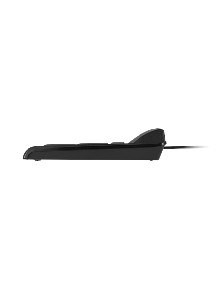 ASUS KU100 laidinė USB klaviatūra | Juoda | 90XB05E0-BKB010