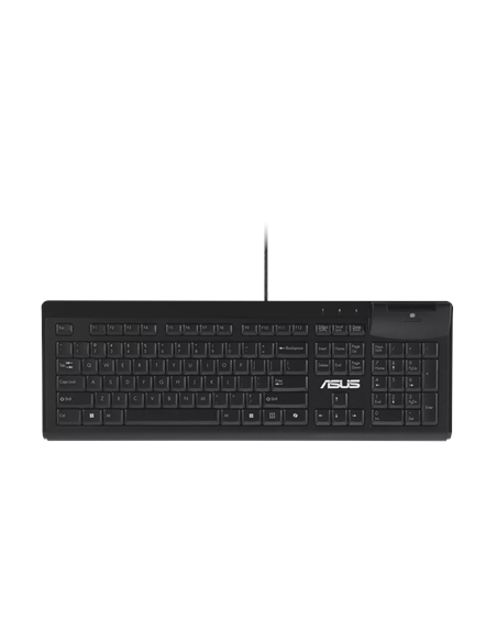 ASUS KU100 laidinė USB klaviatūra | Juoda | 90XB05E0-BKB010