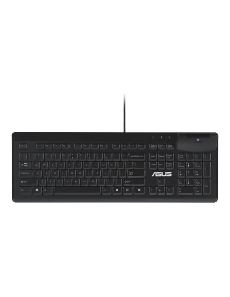 ASUS KU100 laidinė USB klaviatūra | Juoda | 90XB05E0-BKB010