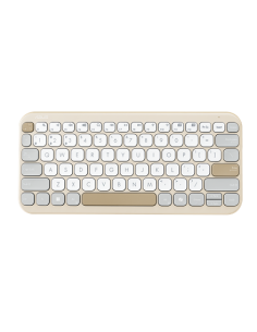 Asus Marshmallow KW100 | Keyboard | Wireless | US International | Oat Milk