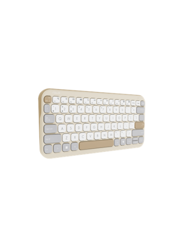 Asus Marshmallow KW100 | Keyboard | Wireless | US International | Oat Milk