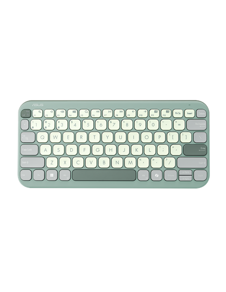 Asus Marshmallow KW100 | Keyboard | Wireless | US International | Green Tea Latte