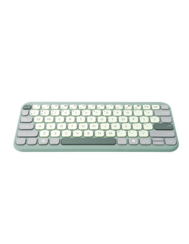 Asus Marshmallow KW100 | Keyboard | Wireless | US International | Green Tea Latte