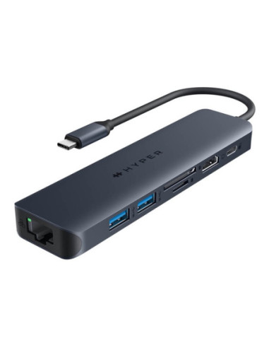Hyper | HyperDrive EcoSmart Gen.2 Universal USB-C 7-in-1 Hub w 100 W PD Power Pass-thru