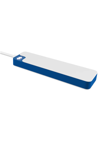 Hyper HyperDrive Flex 4 Port USB-C Hub, White/Blue | HD5201BUGL