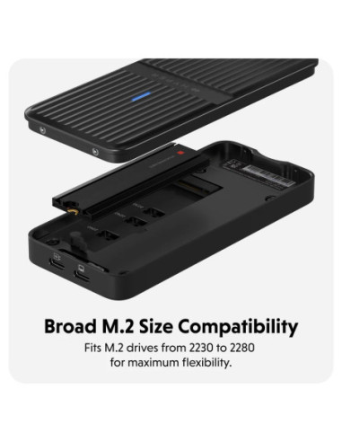 Hyper HyperDrive Next USB4 M.2 PCIe Enclosure | HD2500GL