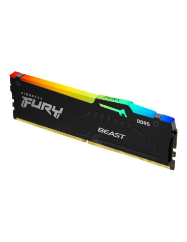 Kingston FURY Beast Black RGB EXPO | 16 GB | DDR5 | 6000 MHz | PC/server | Registered No | ECC No