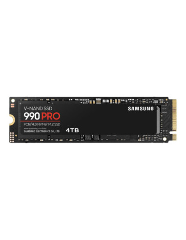 Samsung | 990 PRO | 4000 GB | SSD form factor M.2 2280 | Solid-state drive interface NVMe | Read speed 7450 MB/s | Write speed 