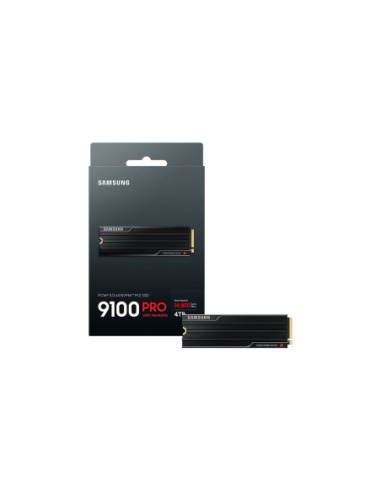 Samsung 9100 PRO | 4000 GB | SSD form factor M.2 2280 | Solid-state drive interface PCIe 5.0x4 | Read speed 14800 MB/s | Write 