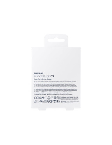 Portable SSD | T7 | 2000 GB | N/A " | USB 3.2 | Blue