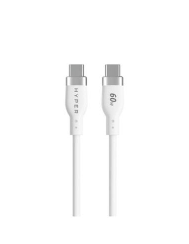 Hyper | HyperJuice USB-C Silicone Charging Cable, 1.5 m, White | HJ4011WHGL