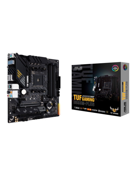 Asus | TUF Gaming B550M-Plus | Processor family AMD | Processor socket AM4 | DDR4 | Memory slots 4 | Chipset AMD B | Micro ATX