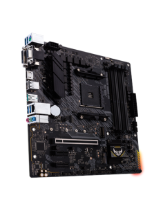 Asus | TUF GAMING A520M-PLUS | Processor family AMD | Processor socket AM4 | DDR4 | Memory slots 4 | Supported hard disk drive 