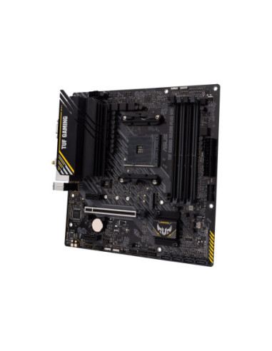 Asus | TUF GAMING A520M-PLUS | Processor family AMD | Processor socket AM4 | DDR4 | Memory slots 4 | Supported hard disk drive 