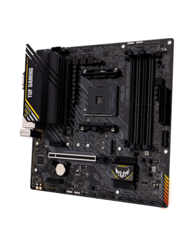 Asus | TUF GAMING A520M-PLUS II | Processor family AMD | Processor socket AM4 | DDR4 DIMM | Memory slots 4 | Supported hard dis