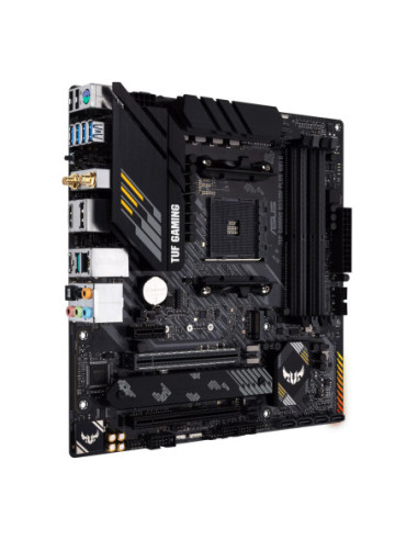 Asus | TUF GAMING B550M-PLUS WIFI II | Processor family AMD | Processor socket AM4 | DDR4 | Memory slots 4 | Chipset B550 | mic