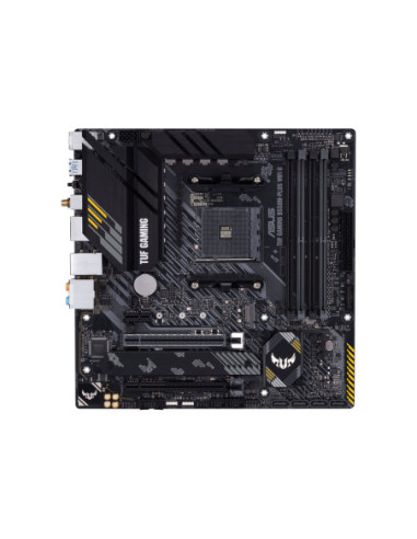 Asus | TUF GAMING B550M-PLUS WIFI II | Processor family AMD | Processor socket AM4 | DDR4 | Memory slots 4 | Chipset B550 | mic