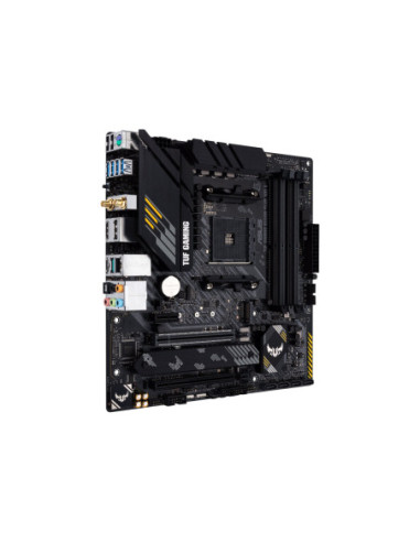 Asus | TUF GAMING B550M-PLUS WIFI II | Processor family AMD | Processor socket AM4 | DDR4 | Memory slots 4 | Chipset B550 | mic