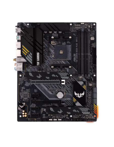Asus | TUF GAMING B550-PLUS WIFI II | Processor family AMD | Processor socket AM4 | DDR4 DIMM | Memory slots 4 | Supported hard