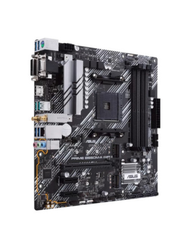 Asus | PRIME B550M-A WIFI II | Processor family AMD | Processor socket AM4 | DDR4 DIMM | Memory slots 4 | Supported hard disk d