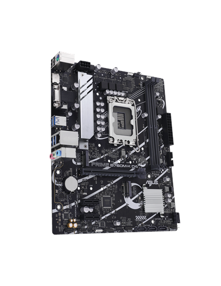 Asus | PRIME B760M-K D4 | Processor family Intel | Processor socket LGA1700 | DDR4 DIMM | Memory slots 2 | Supported hard disk 
