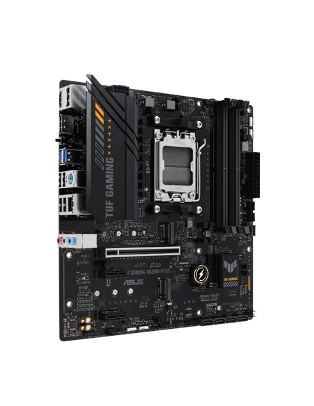 Asus | TUF GAMING A620M-PLUS | Processor family AMD | Processor socket AM5 | DDR5 DIMM | Memory slots 4 | Supported hard disk d