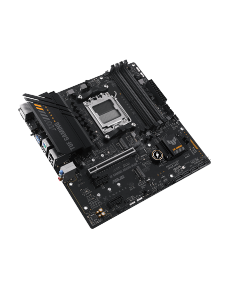 Asus | TUF GAMING A620M-PLUS | Processor family AMD | Processor socket AM5 | DDR5 DIMM | Memory slots 4 | Supported hard disk d