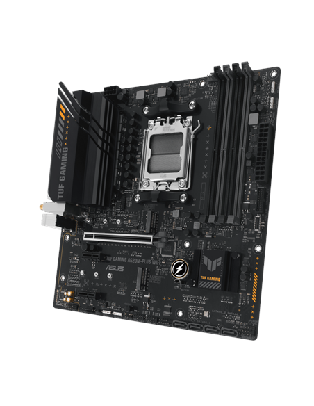 Asus | TUF GAMING A620M-PLUS WIFI | Processor family AMD | Processor socket AM5 | DDR5 DIMM | Memory slots 4 | Supported hard d