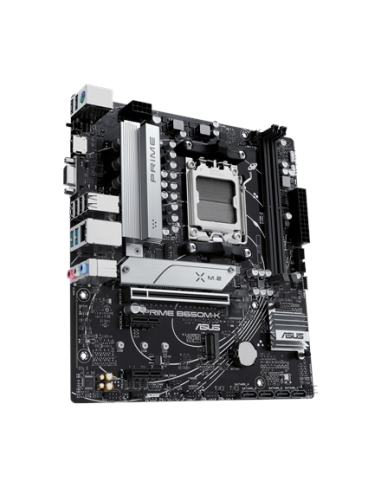 Asus | PRIME B650M-K | Processor family AMD | Processor socket AM5 | DDR5 | Supported hard disk drive interfaces SATA, M.2 | Nu