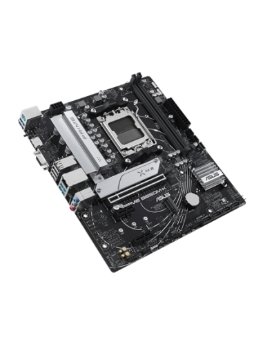 Asus | PRIME B650M-K | Processor family AMD | Processor socket AM5 | DDR5 | Supported hard disk drive interfaces SATA, M.2 | Nu