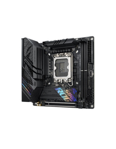 Asus | ROG STRIX B760-I GAMING WIFI | Processor family Intel | Processor socket LGA1700 | DDR5 SDRAM | Supported hard disk driv