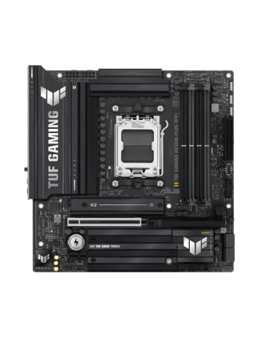 Asus TUF GAMING B850M-PLUS WIFI | Processor family AMD | Processor socket AM5 | DDR5 | Supported hard disk drive interfaces M.2
