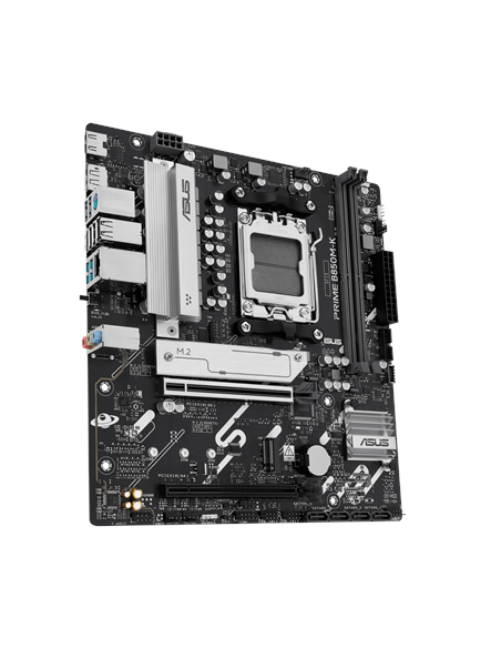 Asus PRIME B850M-K | Processor family AMD | Processor socket AM5 | DDR5 | Supported hard disk drive interfaces SATA, M.2 | Numb