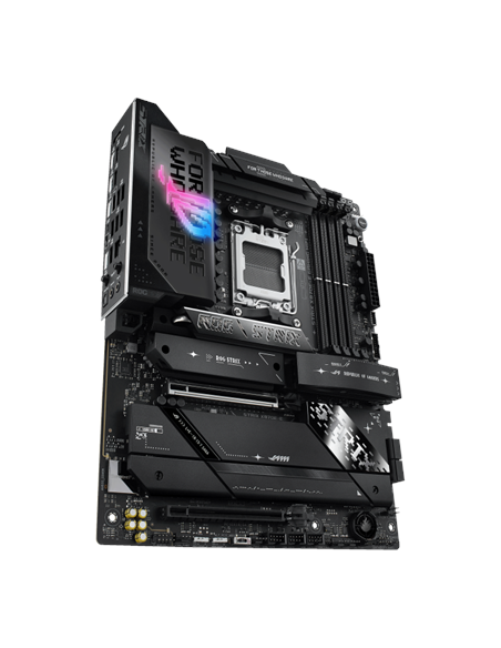 Asus ROG STRIX X870E-E GAMING WIFI | Processor family AMD | Processor socket AM5 | DDR5 | Supported hard disk drive interfaces 