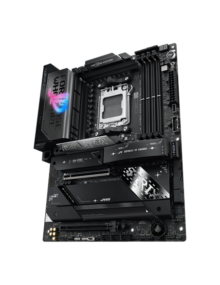 Asus ROG STRIX X870E-E GAMING WIFI | Processor family AMD | Processor socket AM5 | DDR5 | Supported hard disk drive interfaces 