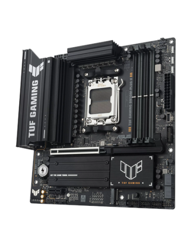 Asus TUF GAMING B850M-PLUS II | Processor family AMD | Processor socket AM5 | DDR5 | Supported hard disk drive interfaces SATA,
