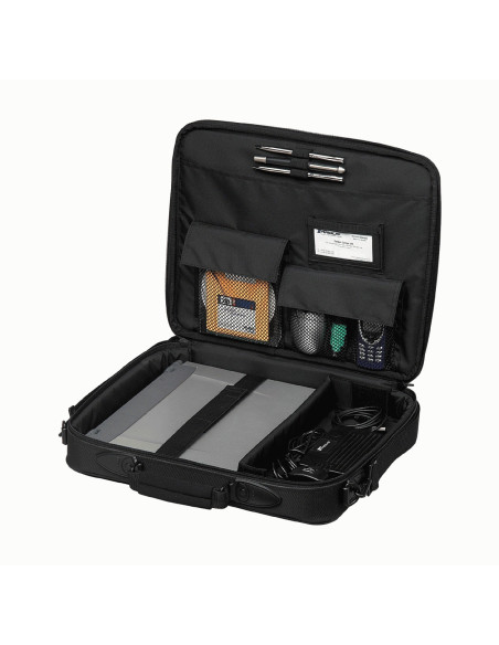 Targus | Classic Clamshell Case | Fits up to size 15.6 " | Messenger - Briefcase | Black | Shoulder strap