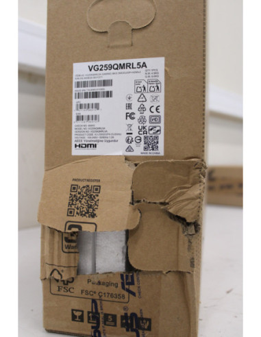 SALE OUT. | Asus TUF Gaming VG259QMRL5A | 24.5 " | Fast IPS | 16:9 | 310 Hz | 1 ms | 1920 x 1080 pixels | 400 cd/m | HDMI ports