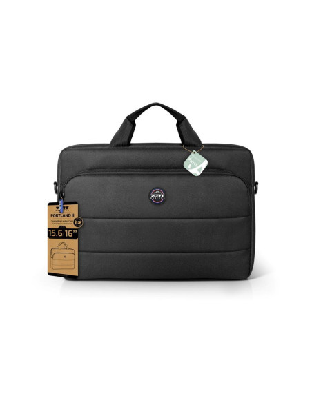 PORT DESIGNS | Eco Portland II | Fits up to size 17.3 " | Notebook carrying case | Black
