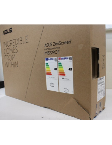 SALE OUT. Asus | ZenScreen MB229CF | 21.5 " | IPS | FHD | 16:9 | 100 Hz | 5 ms | 1920 x 1080 pixels | 250 cd/m | Warranty 22 mo