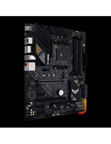 Asus | TUF GAMING B550-PLUS | Processor family AMD | Processor socket AM4 | DDR4 | Memory slots 4 | Chipset AMD B | ATX