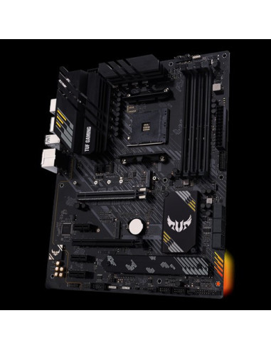 Asus | TUF GAMING B550-PLUS | Processor family AMD | Processor socket AM4 | DDR4 | Memory slots 4 | Chipset AMD B | ATX